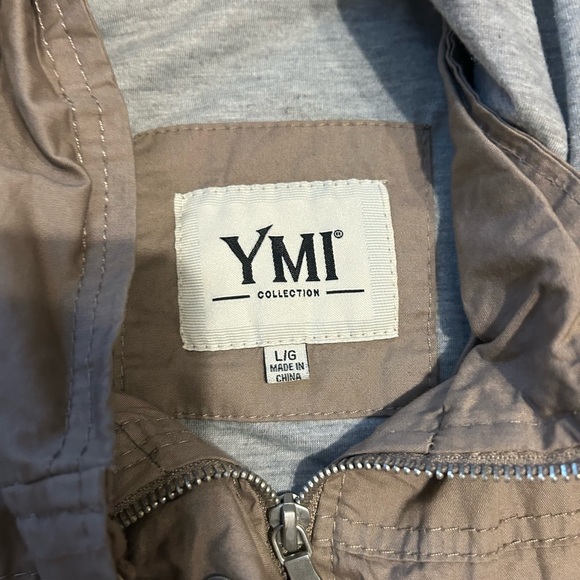 YMI Taupe Hooded Jacket - Picture 3 of 3